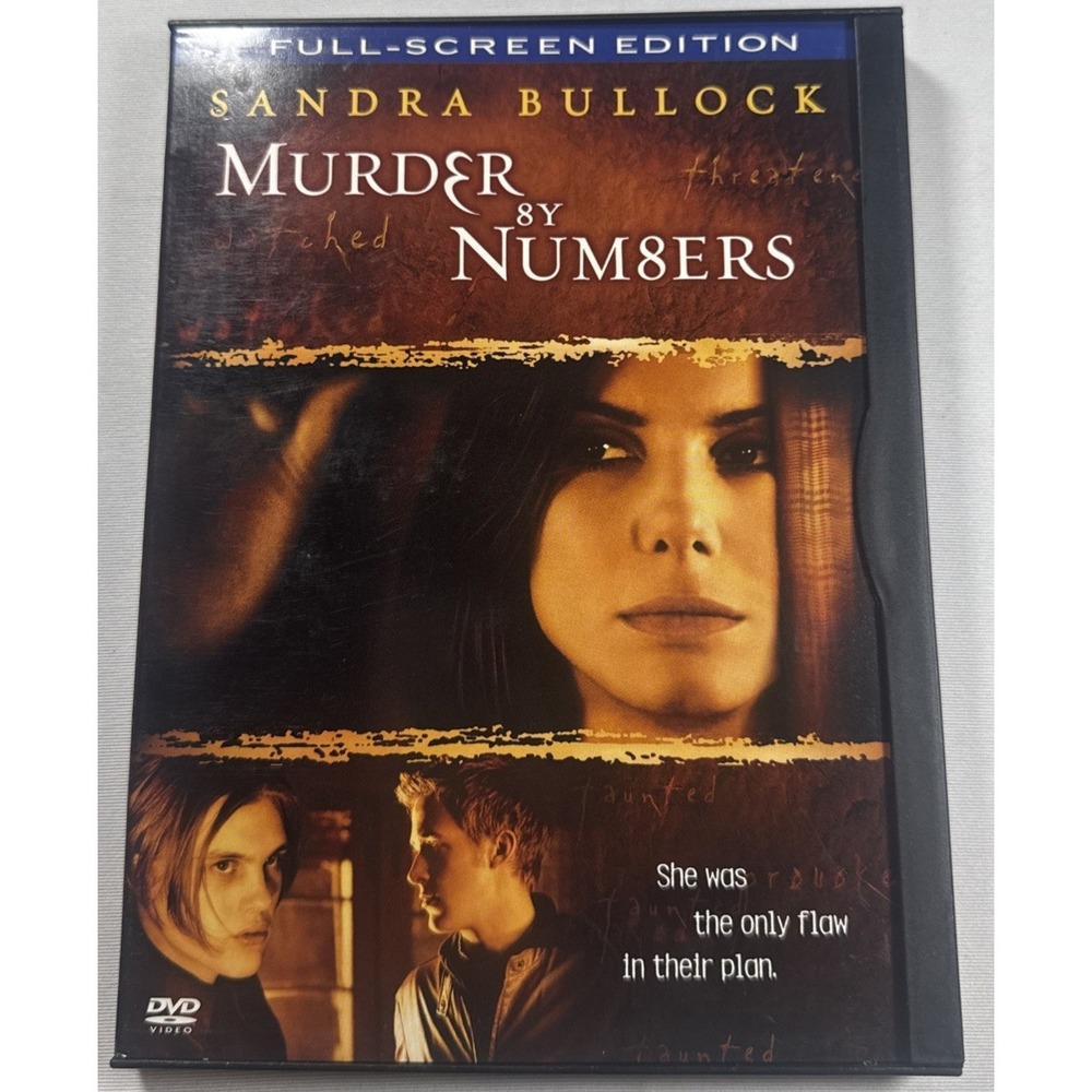Murder by Numbers (DVD, 2002, Full Frame)